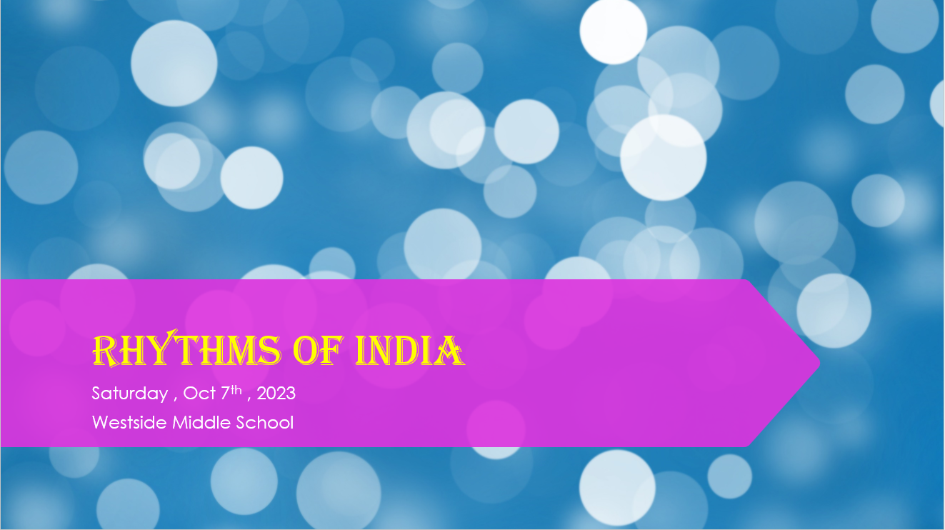 Rhythms of India 2023 - Stay tuned